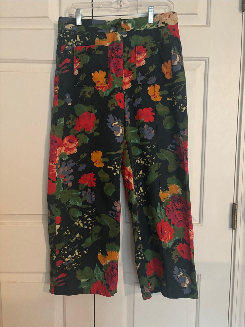 Sezane Floral pants